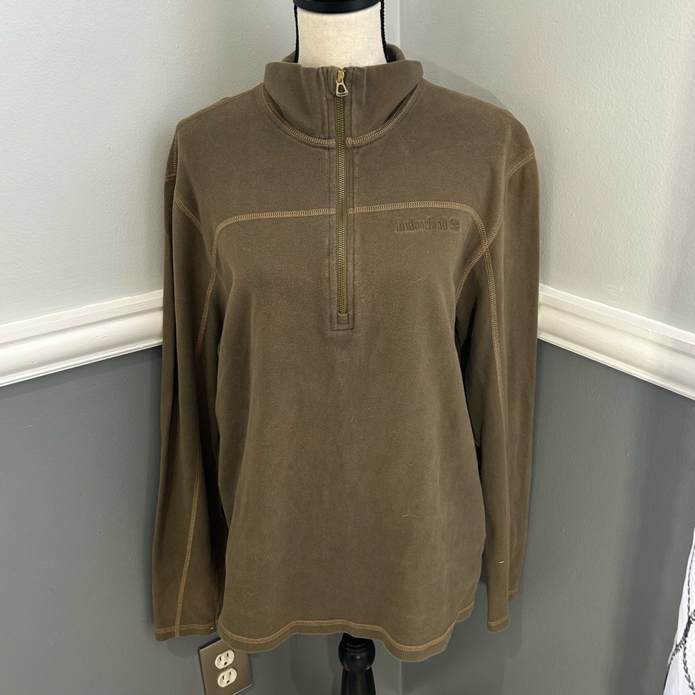 Timberland Quarter Zip Pullover Size Large